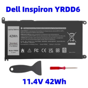 YRDD6 Battery for Dell Inspiron 15 3582 3493 3583 3593 3793 5590 5593 42Wh Battery 0YRDD6 VM732 0VM732 01VX1H 1VX1H