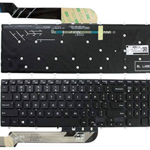 Dell Inspiron 15 7567 Gaming Laptop Keyboard – Black, Backlit